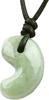 Amazon.co.jp: [野津めのう店] 古代勾玉（まがたま）ペンダント